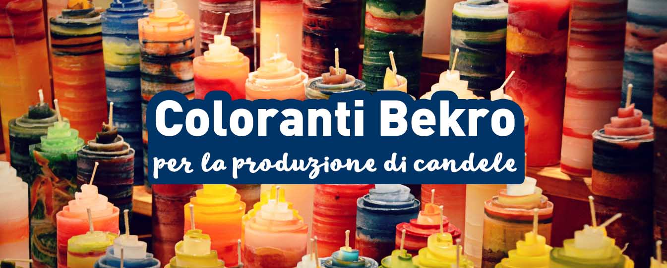 Coloranti Bekro per la produzione di candele